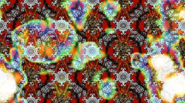 Suluboya çiçekli çiçek deseni. Raster illüstrasyonu. Gri ve nötr renklerde güzel tekstil.