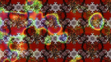 Raster Hip kumaş deseni. Eskiz Vintage Çiçek Deseni.