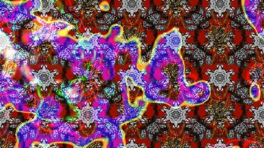 Bahar mevsimi. Raster güzel bir çiçek deseni çizmiş. Nazik romantik baskı. Tatil havası..