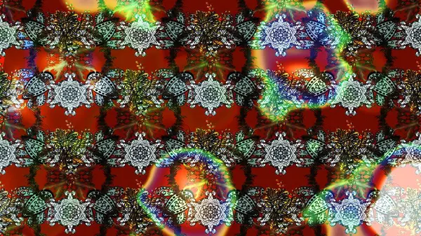 Raster hisseleri. Kahverengi ve kırmızıda çiçekler. Eskiz arkaplan modeli. Suluboya, elle çizilmiş.