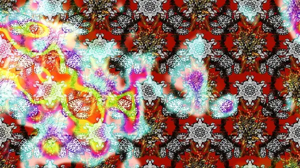 Kumaş, tekstil, duvar kağıdı baskısı için. Tomurcukları çiçek olan sevimli bir çiçek deseni. Eskiz geçmişi. Raster. Raster illüstrasyonu. Antika retro tarzı.