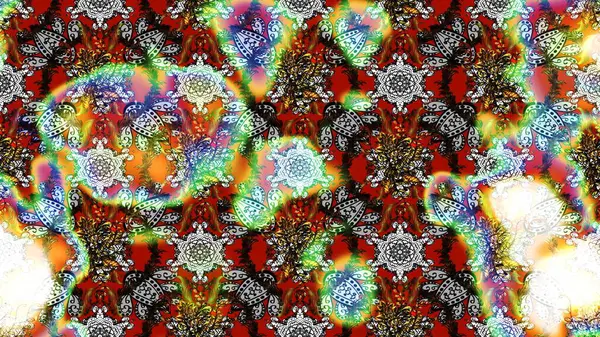 Suluboya çiçekli çiçek deseni. Raster illüstrasyonu. Gri ve nötr renklerde güzel tekstil.