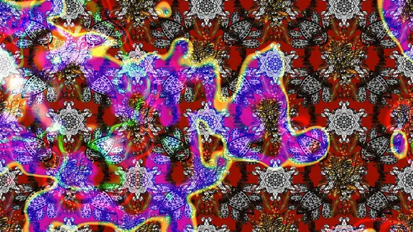 Bahar mevsimi. Raster güzel bir çiçek deseni çizmiş. Nazik romantik baskı. Tatil havası..