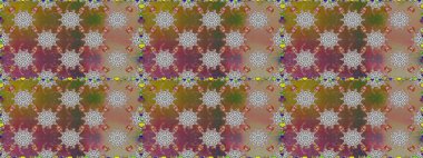 Küçük çiçekli basit, dikişsiz desen. Raster illüstrasyonu. Kahverengi ve gri renkli şirin çiçekler. Moda baskısı, albüm, ambalaj kağıdı, duvar kağıdı için zarif dekoratif süslemeler..