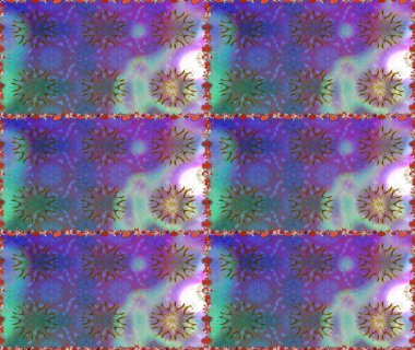 Çiçekli, suluboya desenli kusursuz çiçek deseni. Raster deseni. Küçük çiçekte güzel bir çiçek deseni..