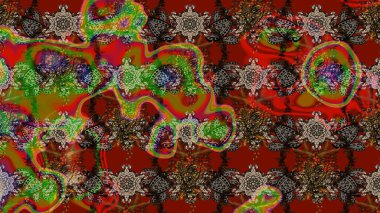 Raster illüstrasyonu. Şatafatlı bahar bahçesi dokusu. Flower eskiz arka planı. Çiçek deseni.