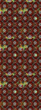 Moda baskıları için zarif bir şablon. Modern çiçek arkaplanı. Parlak renkli çiçekleri ve kahverengi, kırmızı ve gri renkte yaprakları olan harika bir çiçek deseni. Halk stili.