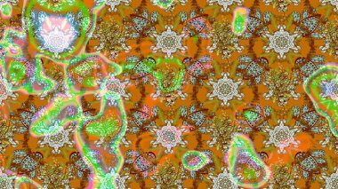 Ethnic Mandala ornament. Can be used for textile, greeting card, coloring book, phone case print. Indian floral paisley medallion pattern. Raster Henna tattoo style.