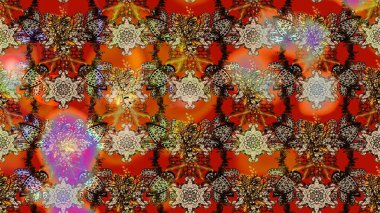 Şirin çiçekler. Çizgi çizimi kalıbı. Raster Moda kumaş deseni.