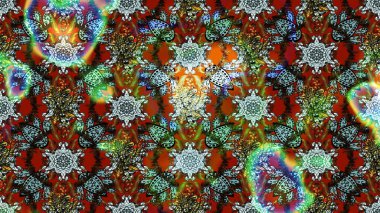 Kahverengi ve gri renkli güzel çiçekli eskiz deseni, suluboya çiçek deseni, duvar kağıdı, kart veya kumaş için fayanslı. Raster..