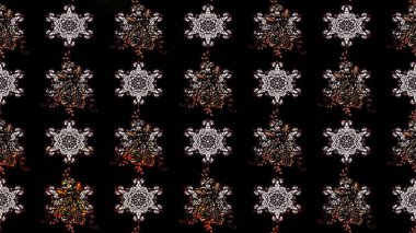 Arkaplan dokusu, duvar kağıdı, çiçek temalı siyah renkler. Soyut etnik raster çizim kalıbı. Kabile sanatı boho baskısı, klasik çiçek arkaplanı.