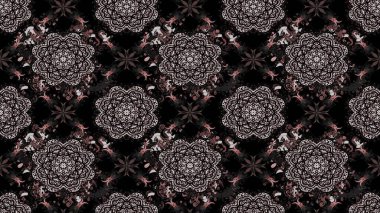 Şekil verilmiş çiçeklerle eskiz deseni. Süslü zentangle çizim dokusu, soyut çiçeklerle süslenmiş. Çiçek deseni duvar kağıdı, şablon dolguları ve web sayfası arkaplanı için kullanılabilir.