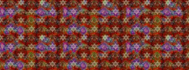 Botanik çizim kalıbı. Organik elementler. Suluboya etkisi. Raster deseni.