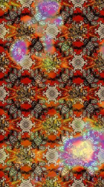 Yumuşak, bahar çiçekli arka plan. Kahverengi ve bej renkli çiçekler. Raster çiçek desenli ve çiçekli..