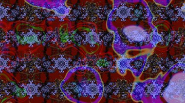 Kahverengi ve kırmızı renkte çiçekler. Çiçekli eskiz çizimi. Renkli Yaz Temalı eskiz kalıbı. Düz Çiçek Elementleri Tasarımı.