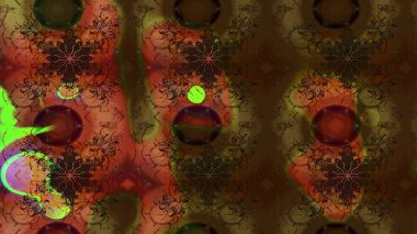 Parlak çiçekli halı renginde çizim deseni.