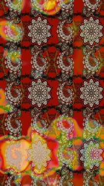 Raster. Güzel suluboya çiçekler, parlak resimler çiçek desenli eskiz arka planı.