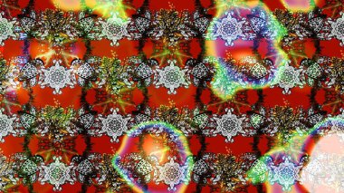 Çiçekli çiçek deseni, suluboya. Raster deseni. Küçük çiçekte güzel bir çiçek deseni..