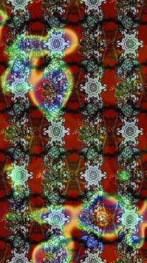 Motley illüstrasyonu. Küçük çiçekte güzel bir desen. Çiçekli bahar çiçekleri. Moda baskıları için zarif bir şablon. Robot resim. Küçük renkli çiçekler..