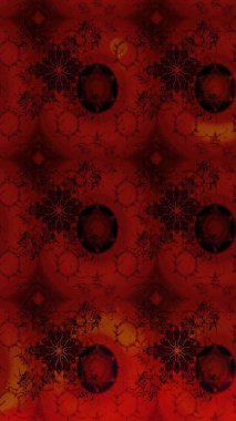 Renkli çiçek desenli çizim. Suluboya tarzında renkler üzerine çiçekler.