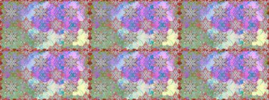 Tarafsız ve gri renkler. El çizimi, soyut ve süslü elementler. Klasik çiçekler. Yaz çiçekleri teması. Suluboya resim taklit Raster illüstrasyonu.