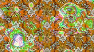 Çiçekler suluboya eskiz deseni. Raster Stili kumaş deseni.