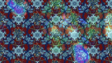 Suluboya, elle çizilmiş. Eskiz arkaplan modeli. Mavi ve kahverengi yapraklı yabani çiçekler. Raster illüstrasyonu.