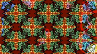 Güzel kumaş deseni. Raster suluboya deseni, narin çiçekler, yeşil ve siyah çiçekler, tebrik kartı şablonu..