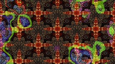 Raster illüstrasyonu. Eski usul küçük çiçekli şirin bir eskiz deseni. Moda arka planında parlak buketler. Kumaş, duvar kâğıdı ve kağıda yazdırmak için gelişen arkaplan.