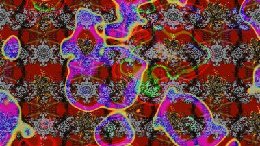 Raster Hip kumaş deseni. Eskiz Vintage Çiçek Deseni.