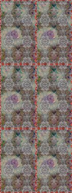 Raster illüstrasyonu. Asya tekstil tarzında. Renkli Bahar Temalı Kusursuz Arkaplan. Kusursuz çiçek deseni. Düz Çiçek Elementleri Tasarımı. Güzel kumaş deseni.