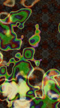 Sabıka fotoğraflarında, bebek kıyafetlerinde, duvar kâğıtlarında, paket kutularında falan kullanılabilir. Zarif, parlak ve eskiz kahverengi ve yeşil çiçek desenli tasarım.