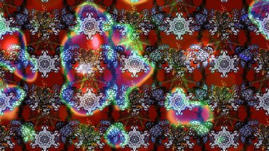 Çiçek desenli raster, çizgi grafik desenli soyut raster arkaplan. Modern stil dokusu.