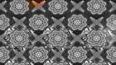 Modern çiçek arkaplanı. Halk tarzı. Parlak renkli çiçekleri ve gri renkli yaprakları olan harika bir çiçek deseni. Moda baskıları için zarif bir şablon.