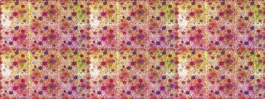 Kızılderili desenli desenli desenli şal deseni. Raster Henna dövme stili. Etnik Mandala süsü. Tekstil, tebrik kartı, boyama kitabı, telefon kılıfı baskısı için kullanılabilir.