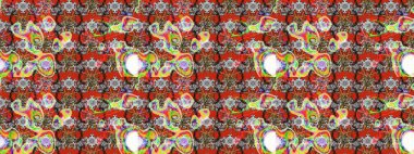 Eskiz Vintage Çiçek Deseni. Raster Kalça dokusu deseni.