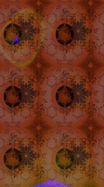 Eskiz arkaplan modeli. Raster illüstrasyonu. Suluboya, elle çizilmiş. Kahverengi ve kırmızı yapraklı yabani çiçekler.