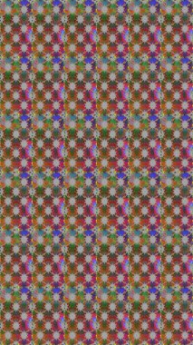 Gri ve kahverengi renklerde parlak çiçekli halı ile kusursuz desen.