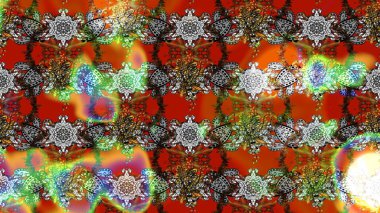 Şirin, zarif çiçekler Raster illüstrasyonu. Poster ya da kapak için arka plan. Yapraklı çizim şekli. Tekstil için figür. Davetiye ve kartpostal tasarımı için dekoratif çiçek unsurları.