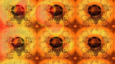 Kızılderili desenli desenli desenli şal deseni. Tekstil, tebrik kartı, boyama kitabı, telefon kılıfı baskısı için kullanılabilir. Raster Henna dövme stili. Etnik Mandala süsü.