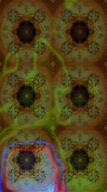 Güzel kumaş deseni. Raster Illustrasyon 'daki Çiçek Deseni' nin son moda çizimi. Renkli Yaz Temalı eskiz kalıbı. Düz Çiçek Elementleri Tasarımı.