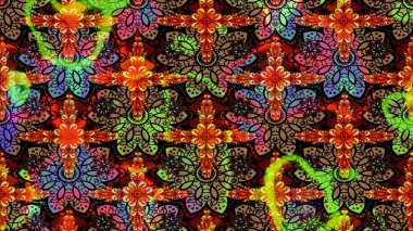 Siyah ve kahverengi renkler üzerine çiçek desenli eskiz, el yapımı papatyalar, papatyalar. Tekrarlayan çiçek arkaplanı, zarif siyah ve kahverengi çiçek duvar kağıdı.