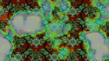 Raster illüstrasyonundaki çiçek desenli çizim. Suluboya tarzında renkler üzerine çiçekler.