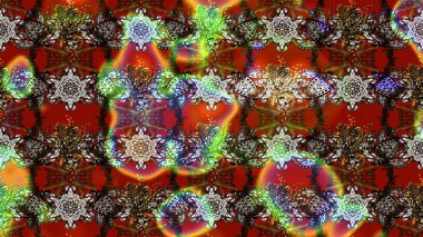 Renklerde güzel çiçekler ve yapraklar olan eskiz deseni, suluboya çiçek deseni, duvar kağıdı, kart veya kumaş için fayanslı. Raster illüstrasyonu.