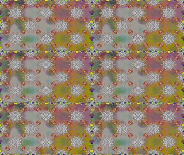 Karalama elementleri. El çizimi Raster çizimi. Duvar kağıdı, web sayfası arka planı, ambalaj kağıdı, davetiye, broşür, afiş veya web sitesi için kusursuz çiçek deseni kullanılabilir.