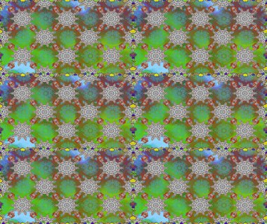 Güzel, pürüzsüz bir desen. Güzel kumaş deseni. Yazdır. Renkli Yaz Temalı Kusursuz Arkaplan. Düz Çiçek Elementleri Tasarımı. Raster çiçekli arka plan.