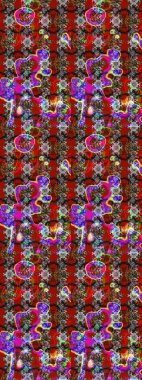 Çiçek arkaplanlı soyut zarafet eskiz deseni. Raster Güzel kumaş deseni.