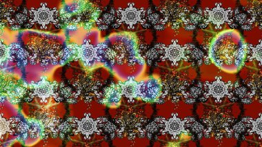 Raster illüstrasyonundaki çiçek desenli çizim. Suluboya tarzında gri ve kahverengi renkte çiçekler.