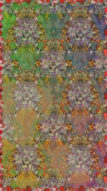 Çiçekler, yapraklar, dekoratif elementler, sıçramalar, lekeler, el çizimleri çizimleri ve Doodle çizimleri, grafik raster çizimleri.