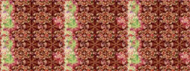 Kusursuz altın desen. Raster oryantal süs. Altın elementlerle kahverengi renklerde altın desen.